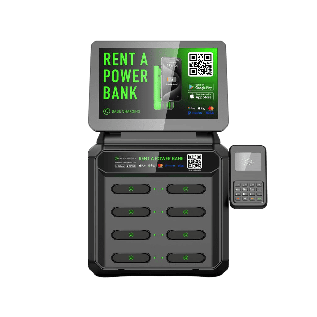 Powerbank mieten Station Compact Frontansicht